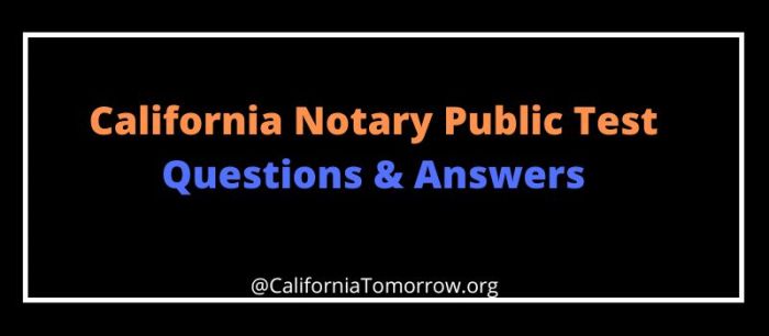 Ct notary public test questions and answers