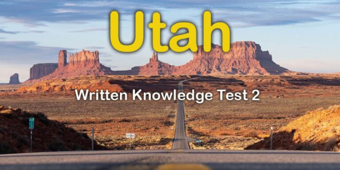 Examen de manejo escrito utah en espaÃ±ol