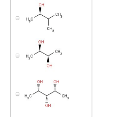 Among shown choose ones molecules chiral lowest energy their conformations check question apply